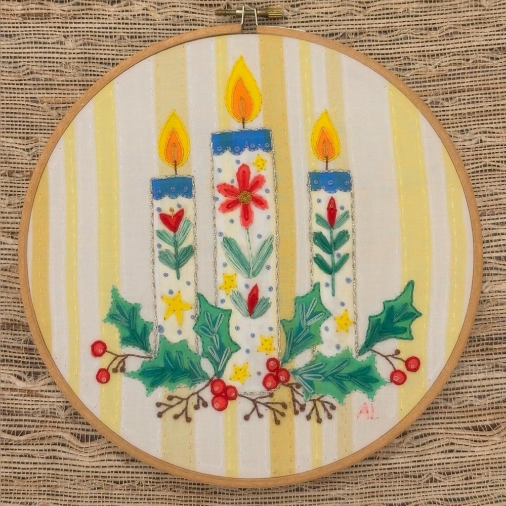 Handmade embroidery art